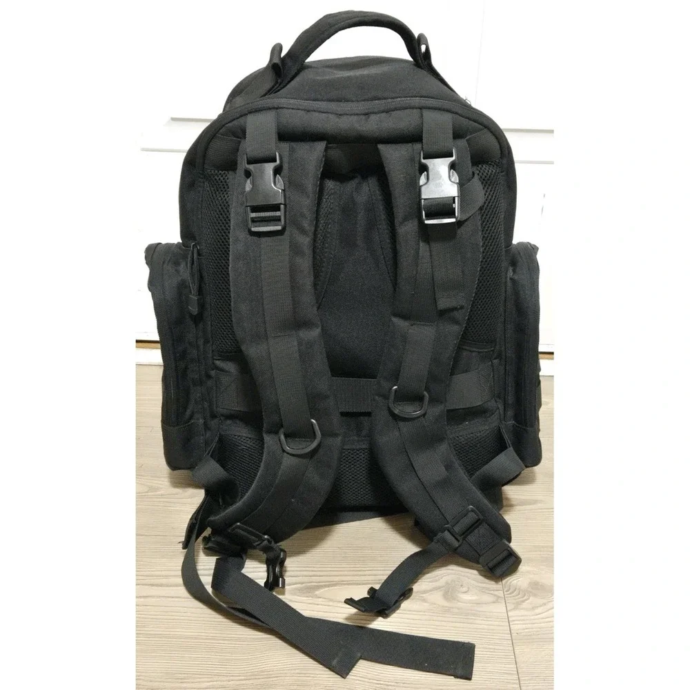 Tactical Baby Gear Ballistic Baby Diaper Backpack w/‎ Changing Pad Black Bag